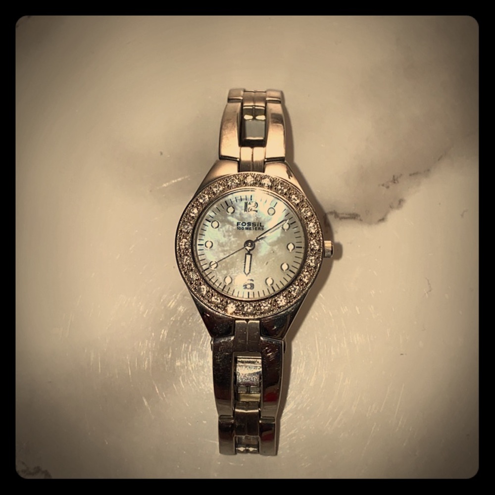 Mother of pearl women’s Fossil watch